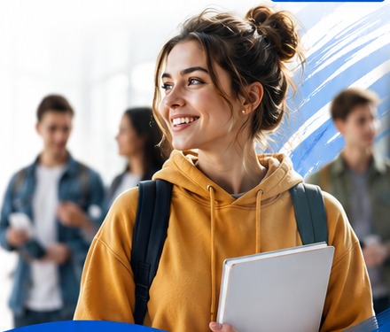 Young person thinking about their next career step